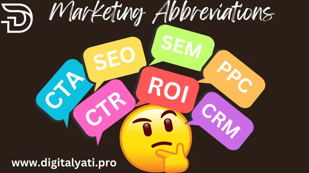 Marketing Abbreviation